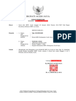 Bupati Aceh Jaya: Surat Perintah