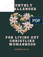 Monthly Challenges For Living Out Christlike Womanhood 1