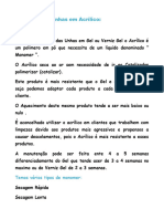 Formação de Acrílico