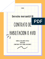 Contrato de Habilitación o Avío