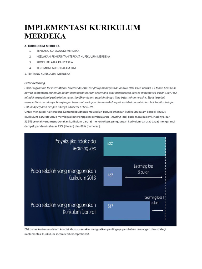 Implementasi Kurikulum Merdeka 2023 | PDF