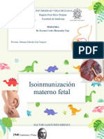 Isoinmunizacion Materno-Fetal MMLV
