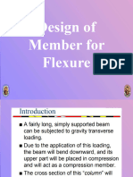 Design of Member For Flexure