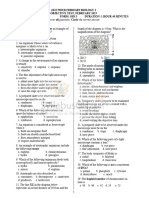 2023 Mock February Biology 1