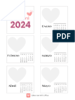 Calendario 2024 Pareja