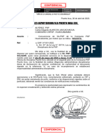 Oficio #331-2023 Solicita Concurrencia de s3. PNP Marilu de La Cruz Huancamba.