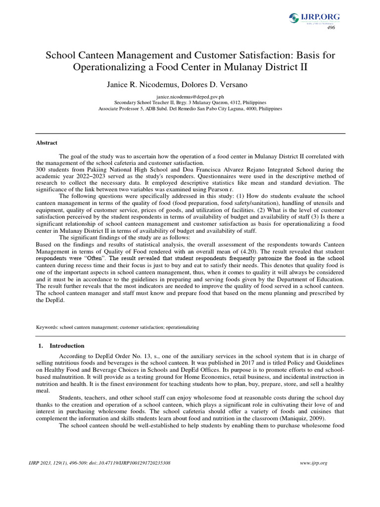 school-canteen-management-and-customer-satisfaction-basis-for