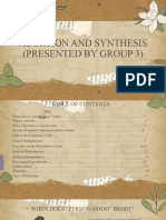 Group 3 (Abortion and Synthesis)