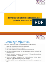 Introduction To Quality Management