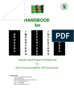 Customs Import and Export Procedures