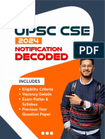 UPSC CSE 2024 Notification Decoding PDF - 2614