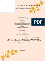 UFG - ECN 2 - TAREA No. 4 - OBJETIVOS Y RESTRICCIONES DE LA EMPRESA