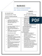 Hand Out For Somatoform Disorder