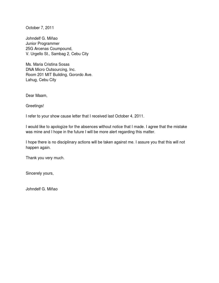 Response order to show cause picture