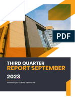 Systems Third Quarter Report