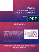 Estimulos Fundamentales en La Genesis Del Pensamiento