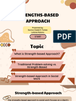 Strengths-Based Approach: Presented By: Escriva Citadel E. Forbes Lailanie Rabano