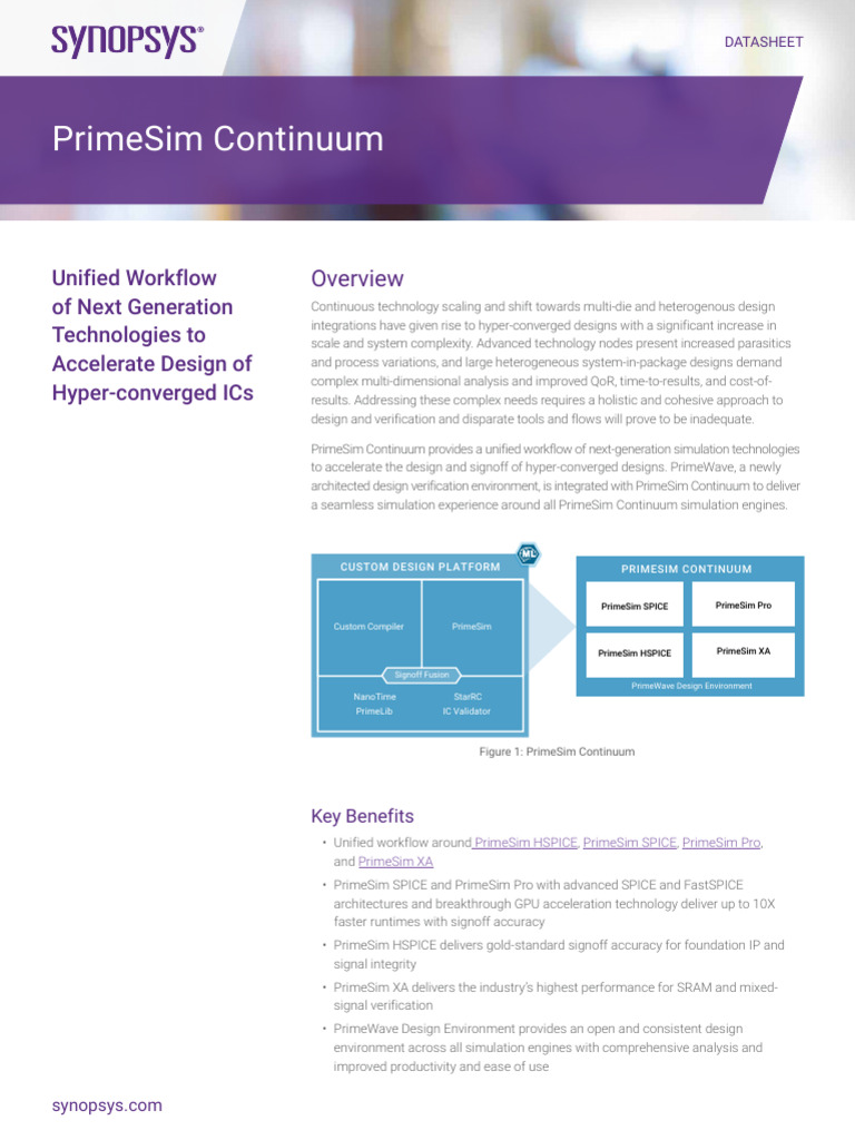 Primesim Continuum Ds | PDF | Spice | Simulation