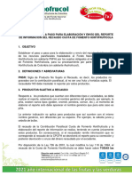 VF - Agosto. Instructivo Paso A Paso para Elaboración y Envío Del Reporte de Información Del Recaudo Cuota de Fomento Hortifrutícola