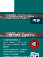 Dialects and Varieties