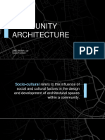 3 Socio Cultural Basis of Community Architecture