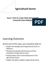 3.0 Agricultural Sector
