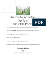 Sea Turtle Activities For Tots