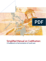 Simplified Manual on Codification
