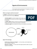 AI - Agents & Environments