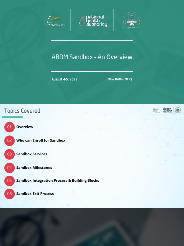 ABDM Sandbox Integration Guide | PDF | Health Informatics | Software ...