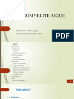 OSTEOMYELITE AIGUE (Enregistrement Automatique)