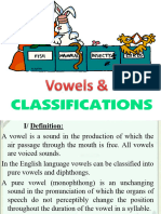 3 - Vowels & Classification