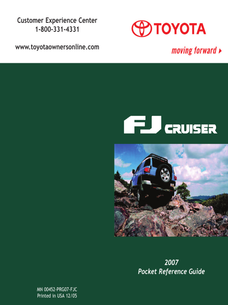 2010 FJ CRUISER REPAIR MANUAL intelligence overview