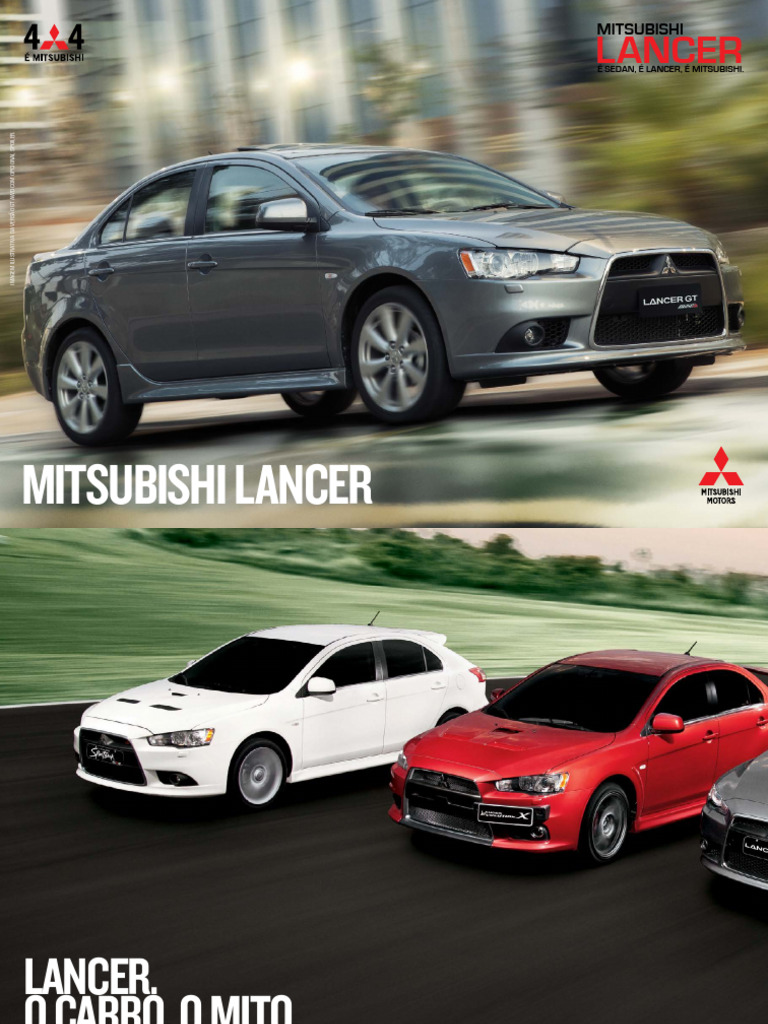 Folder Lancer GT AWD V2 | PDF | Tração nas quatro rodas | Bens ...