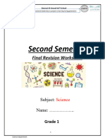 Revision Sheet With Answers-Science - Gr1 - Term2