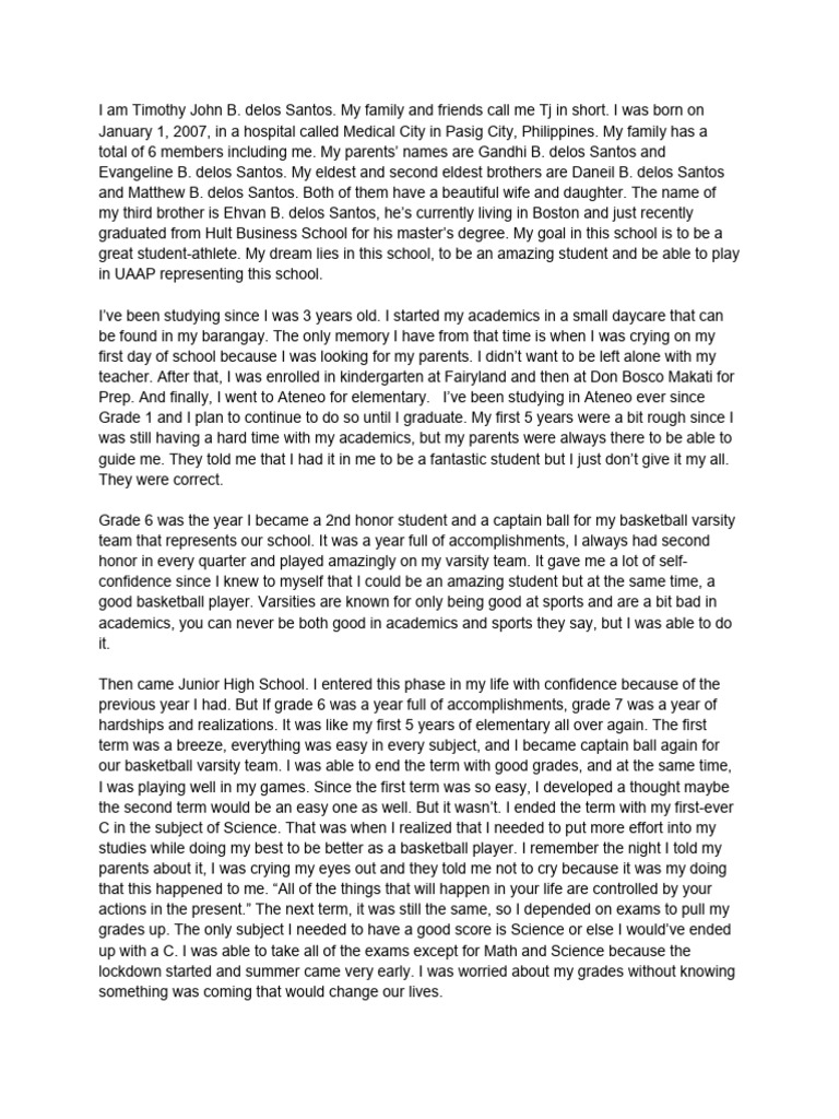 Autobiography visual data 8