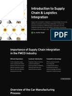 Introduction To Supply Chain and Logistics Integration