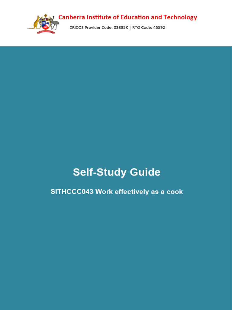 SITHCCC043 Self-Study Guide | PDF | Human Communication | Behavior ...