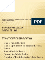 Introduction To The Concept of Judicial Review