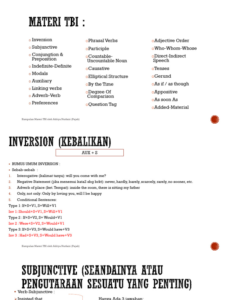 TBI Rules by UET | PDF | Verb | Adjective