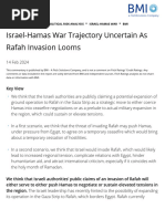 Israel-Hamas War Trajectory Uncertain As Rafah Invasion Looms