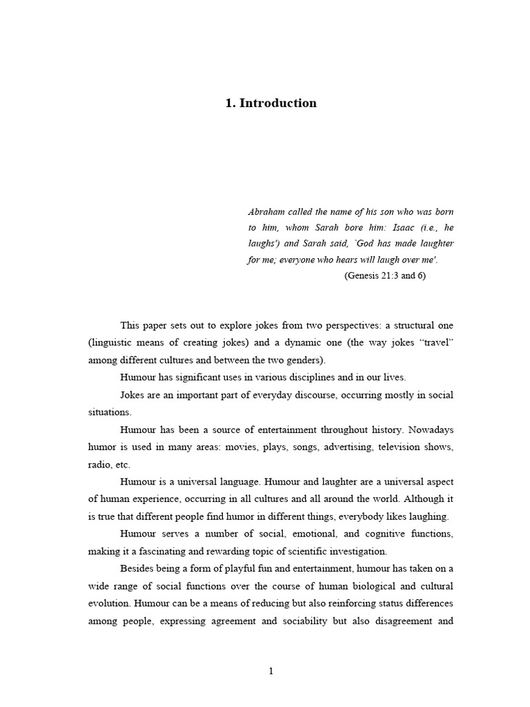 Linguistic Theories of Humor and Translation | PDF | Humour | Jokes