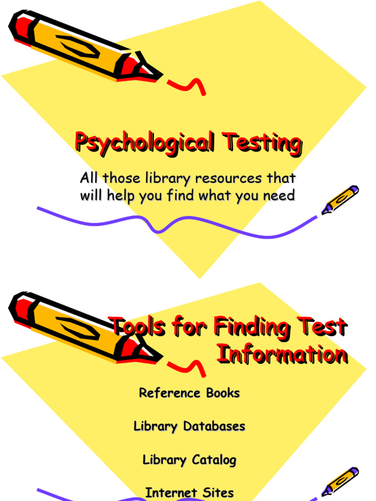 Psychological testing pdf digital object identifier psychometrics