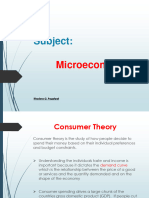 Consumer Theory