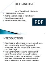 The Law of Franchise