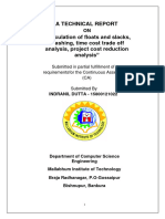 Project Managenet Btech 7TH Sem Cse Report