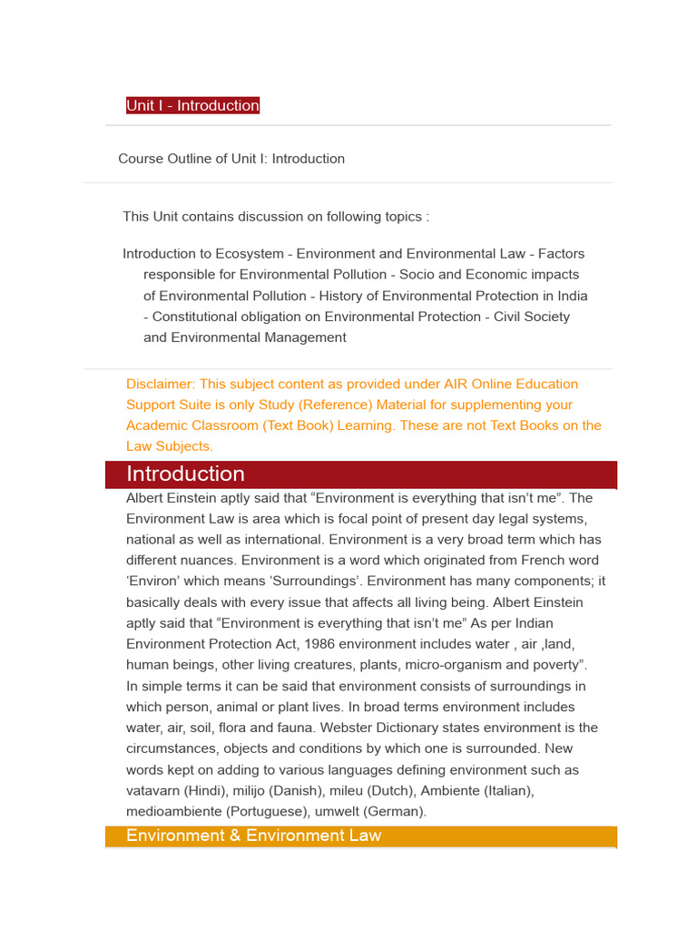 Environmental Law | PDF | Climate Change | Greenhouse Effect