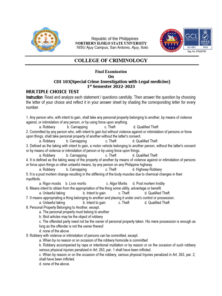 Cdi Certification Exam