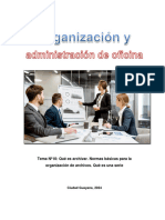 Organización y Administracion de Oficina Tema Nº10