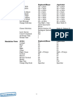 Gunship 2000 - Keys Reference List